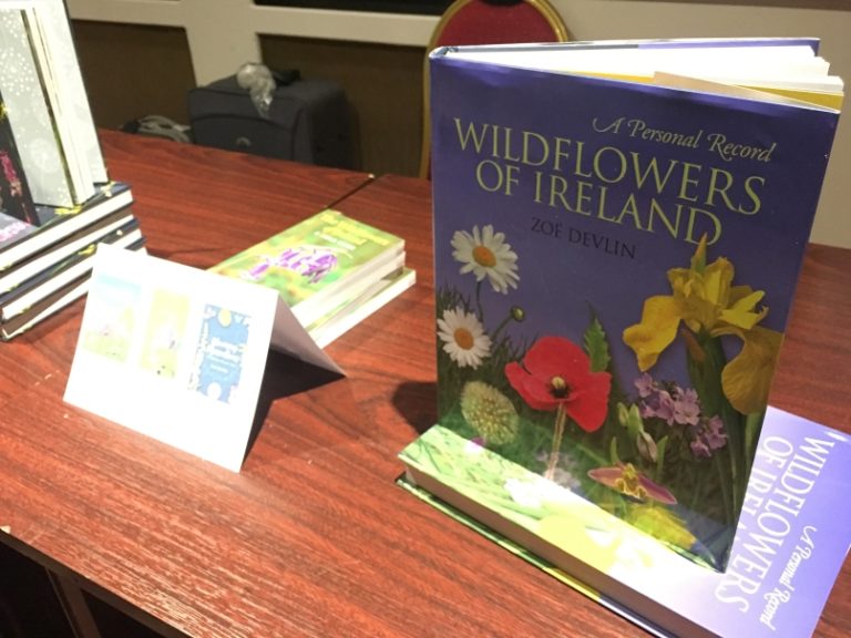 Zoe Devlin presents “Wildflowers of Ireland a personal Record” Keep
